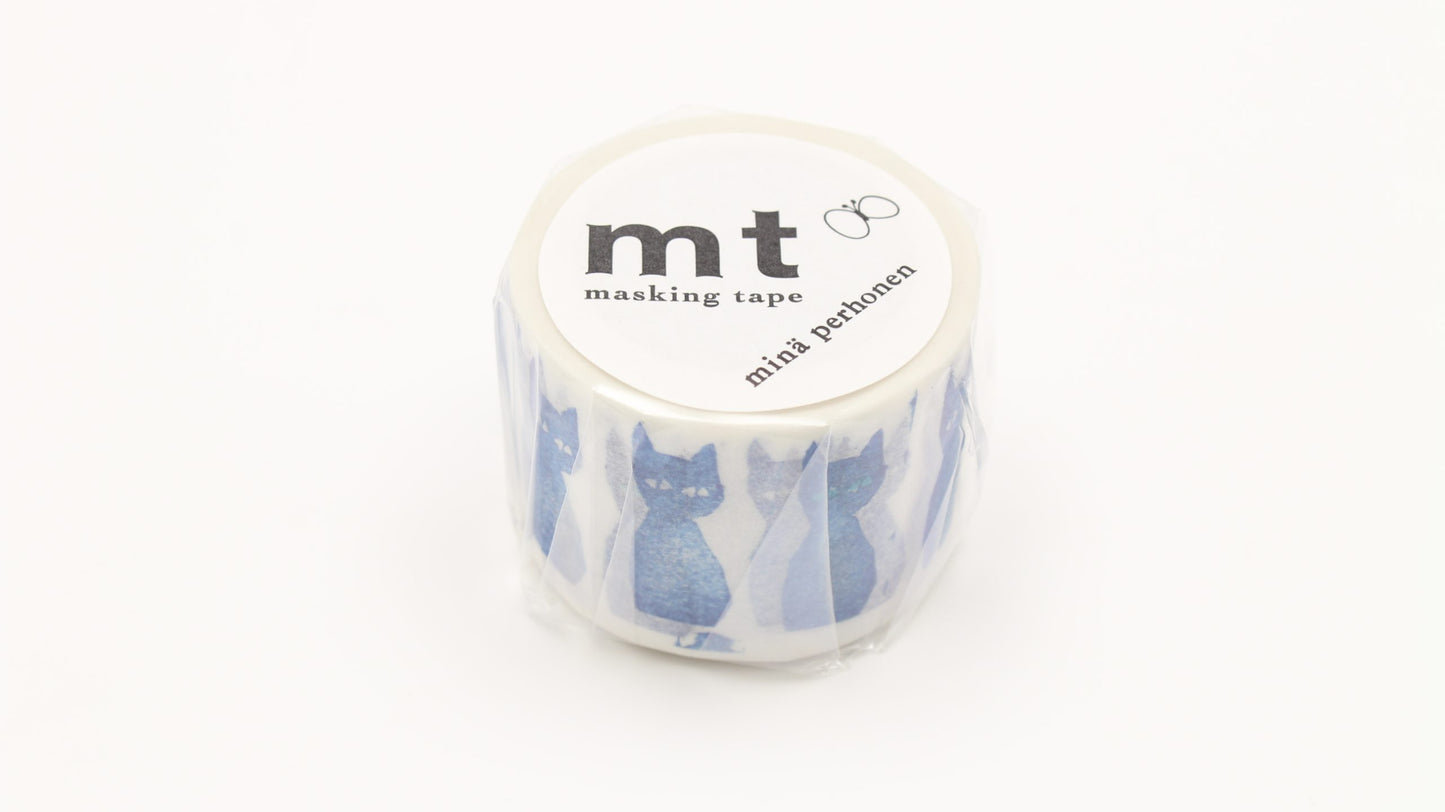MT Artist Series Mina Perhonen Black Cat Washi Tape
