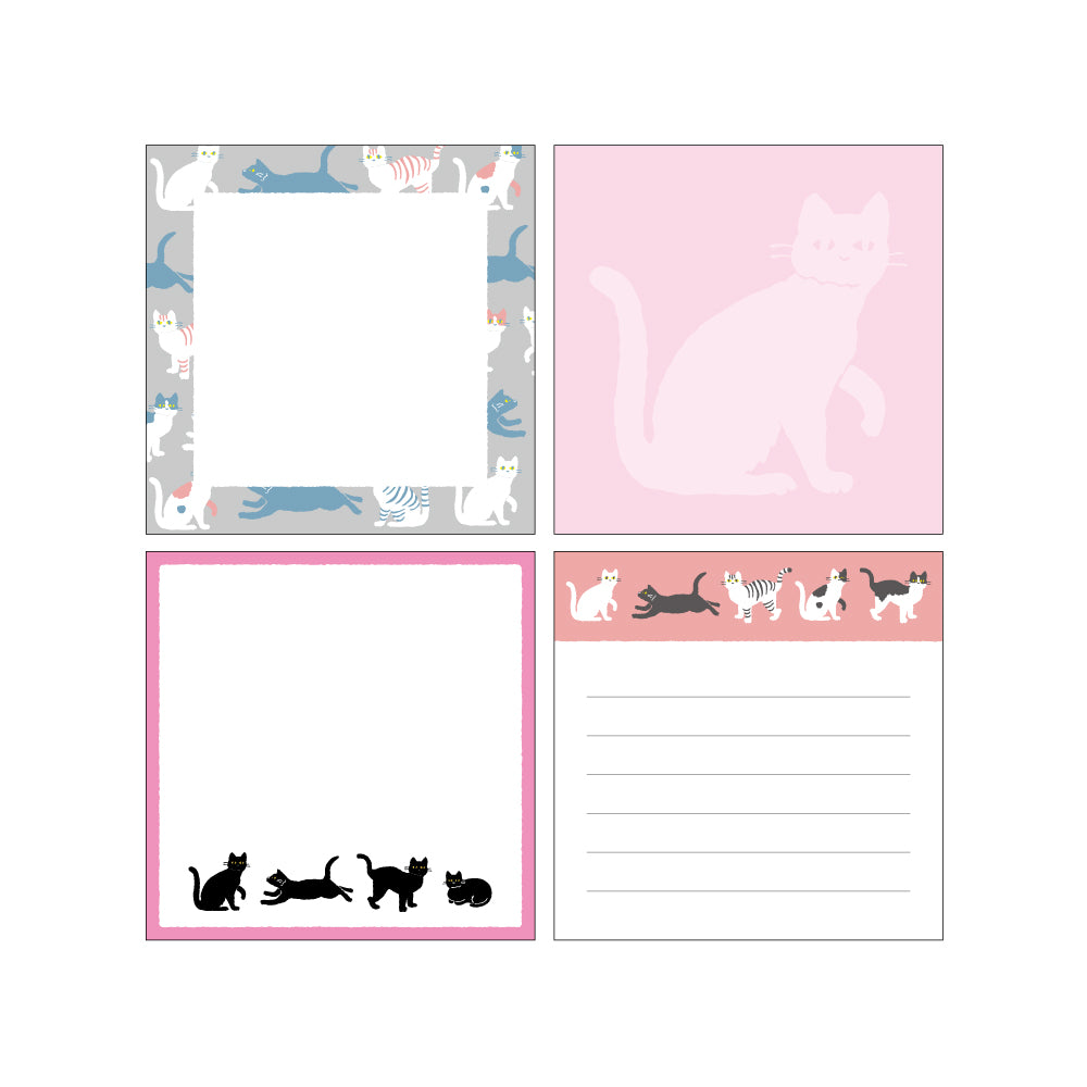 Green Flash Black Cat Notepad