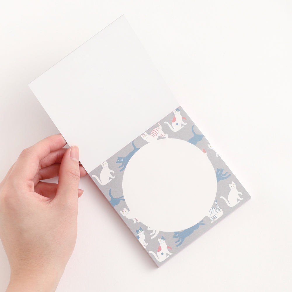 Green Flash Black Cat Notepad