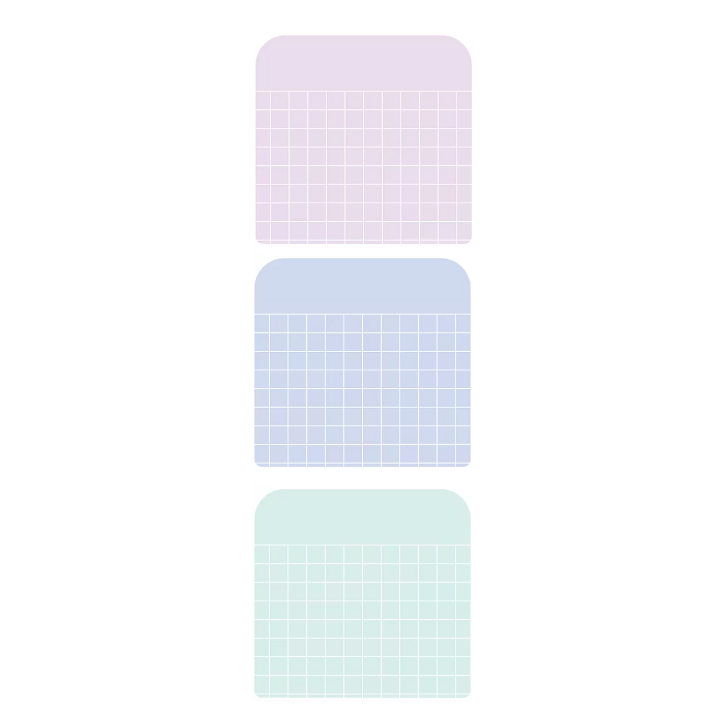 Isshoni Transparent Multi-Purpose Sticky Notes