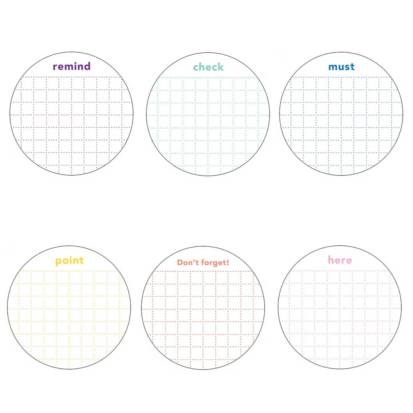 Isshoni Transparent Multi-Purpose Sticky Notes