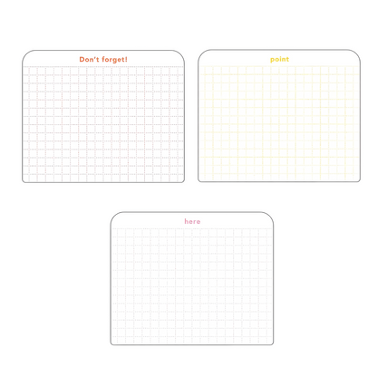 Isshoni Transparent Multi-Purpose Sticky Notes