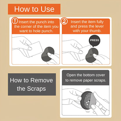 Sun-Star Corner One-Hole Puncher