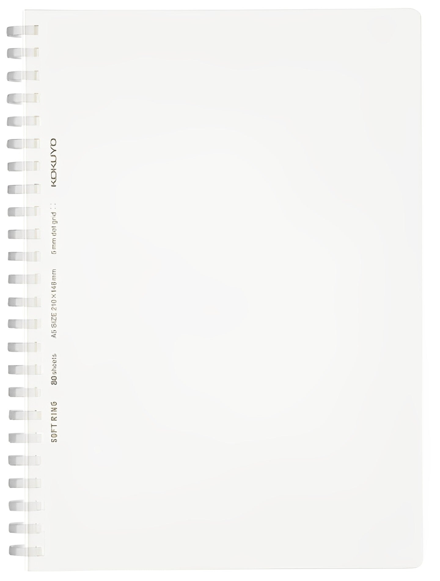 Kokuyo Soft Ring Clear Dot Grid Notebook - A5