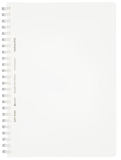 Kokuyo Soft Ring Clear Dot Grid Notebook - A5