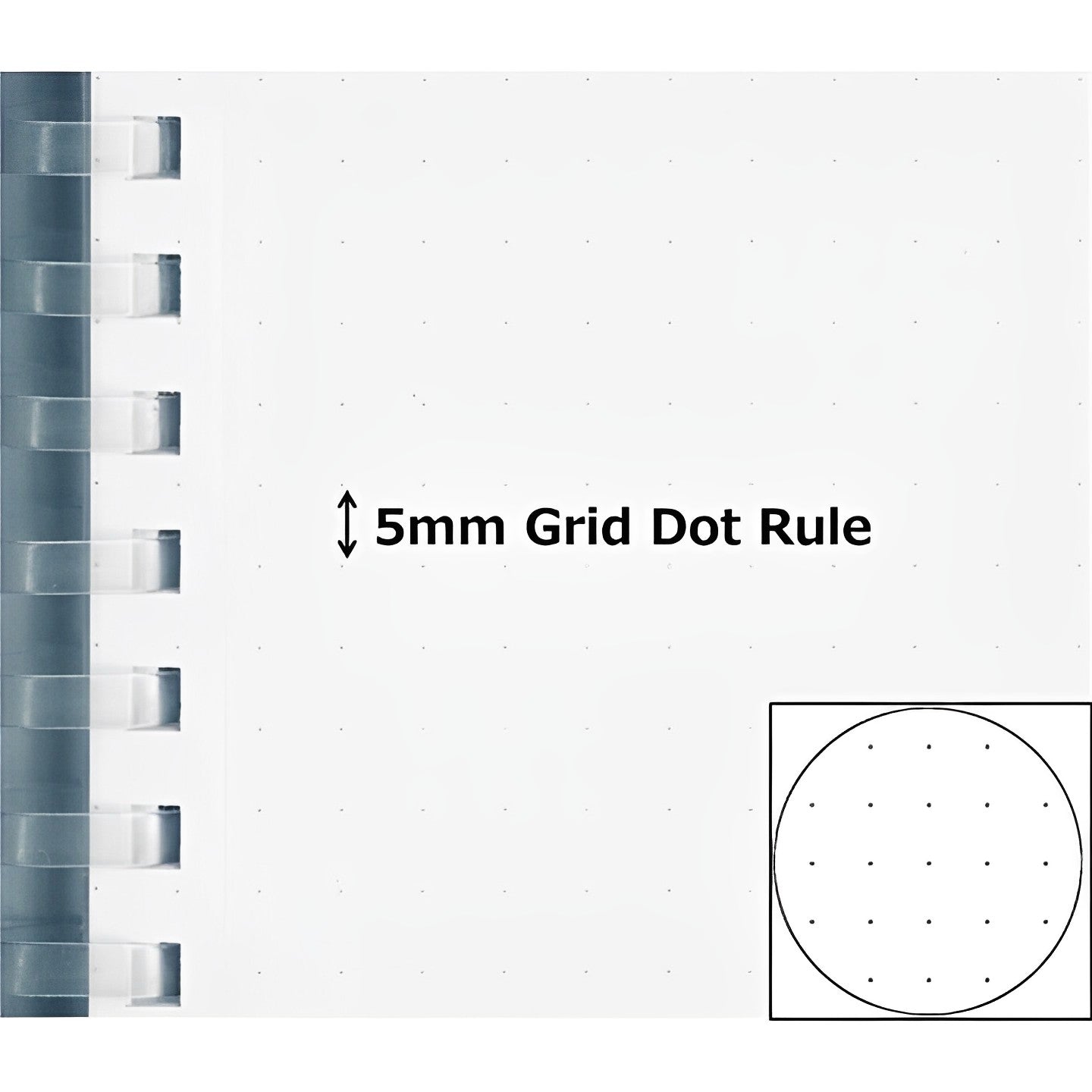 Kokuyo Soft Ring Clear Dot Grid Notebook - A5