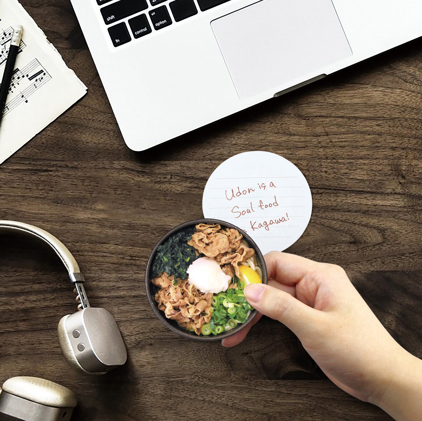 Marumo Marumemo Food-themed Circle Sticky notes