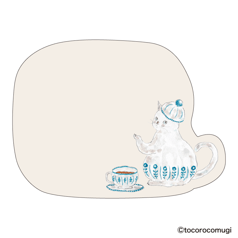 Hisago Teacup Cat Sticky Notes