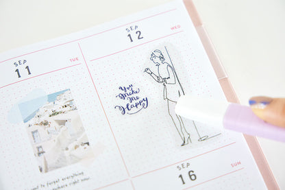 Mark's Inc Square Size Undated Diary