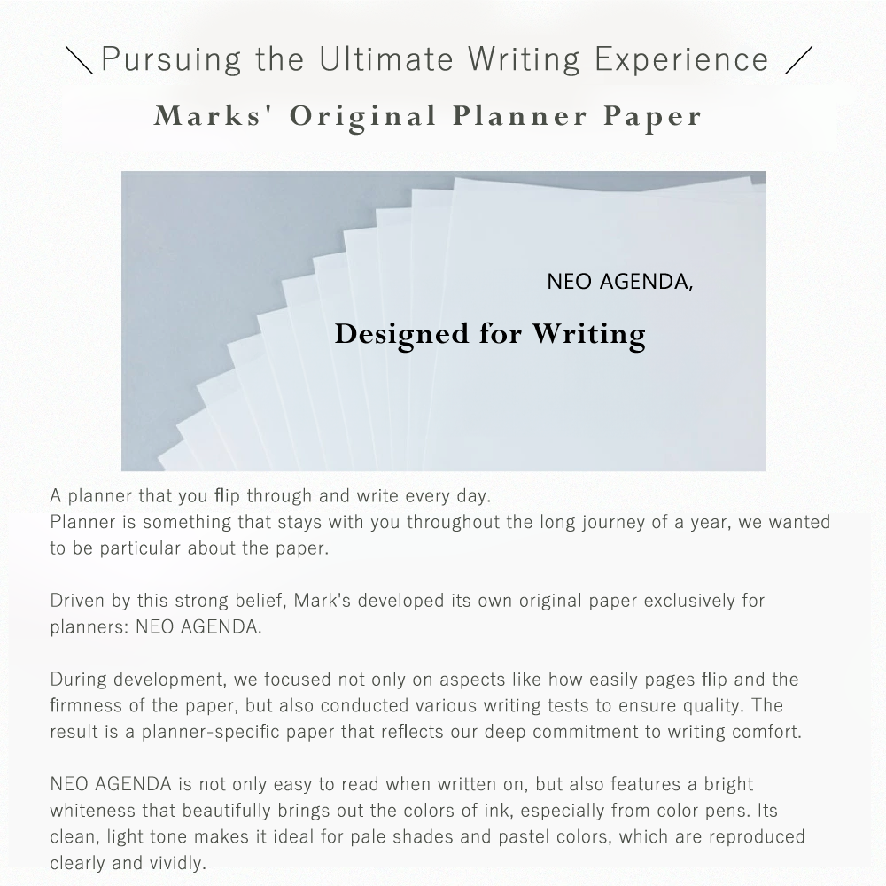 Mark's Inc Square Size Undated Diary