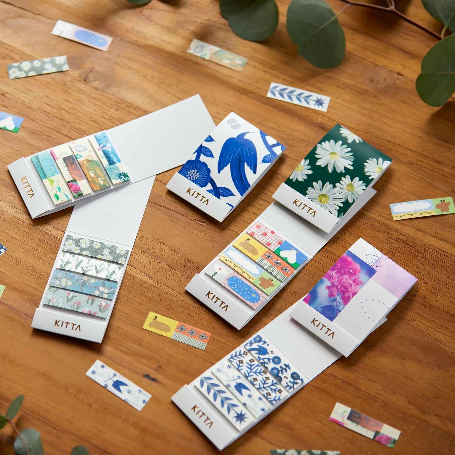 KITTA Flower 9 Pre-Cut Washi Tape