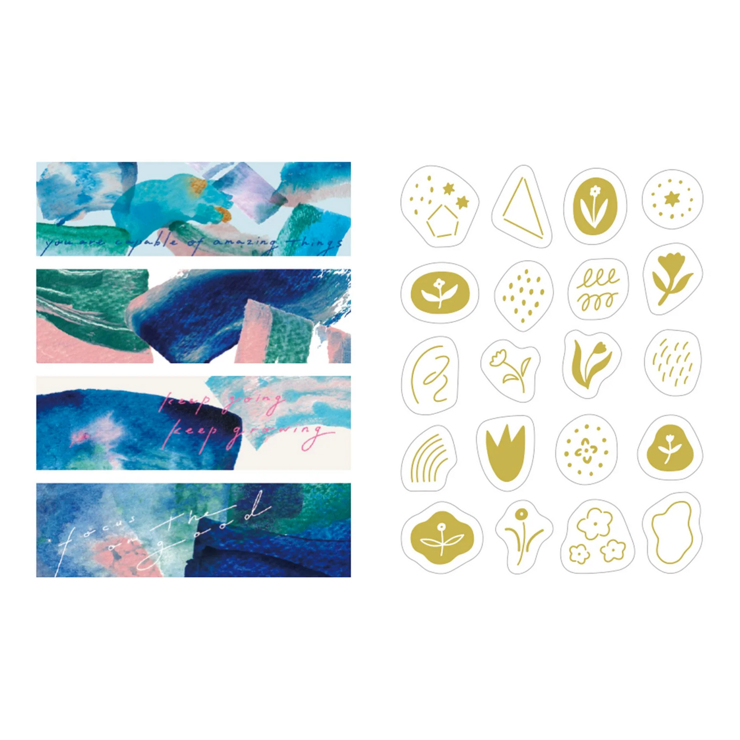 KITTA Collage Pre-Cut Washi Tape