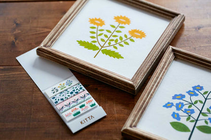 KITTA Flower 5 Pre-Cut Washi Tape