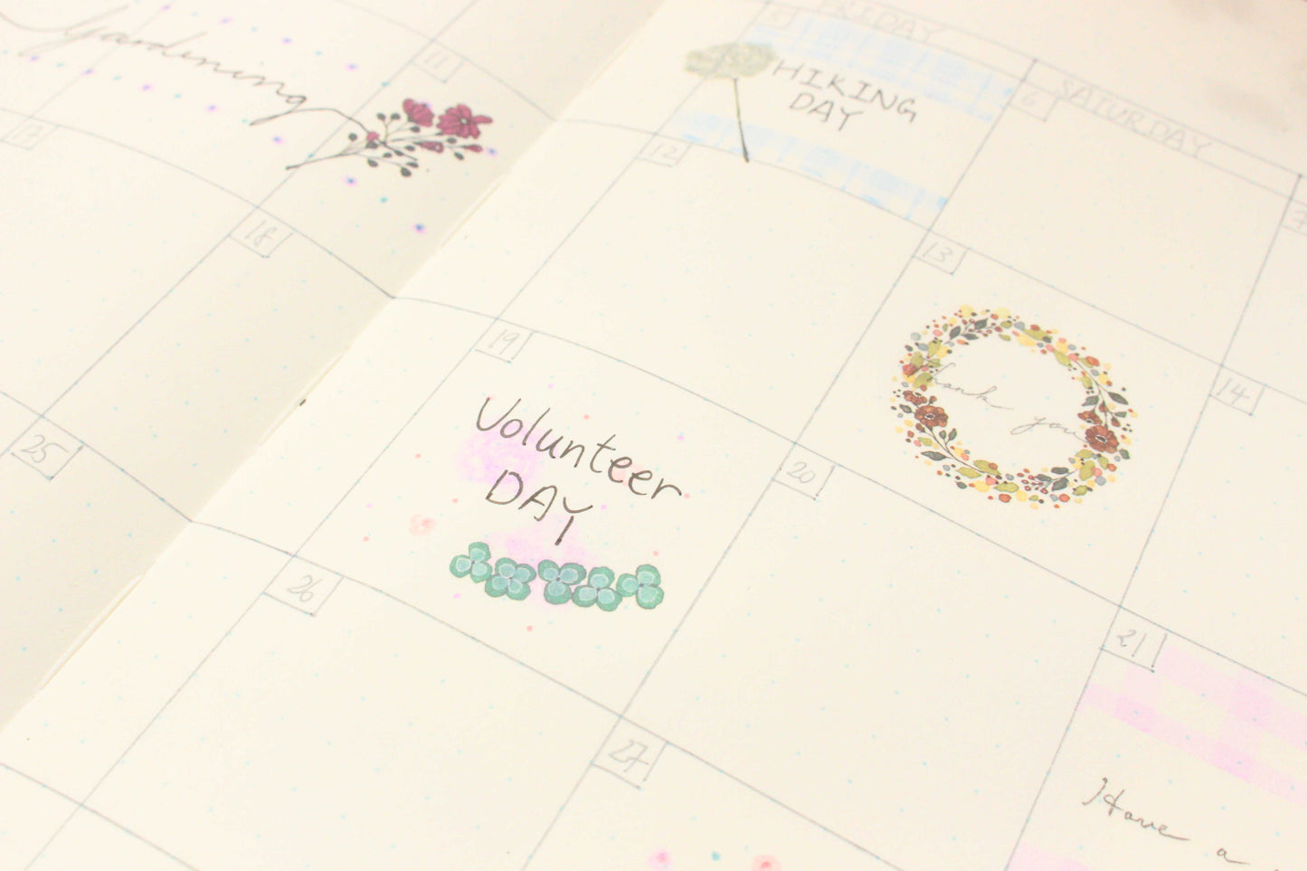 Midori Transfer Sticker -- Flower