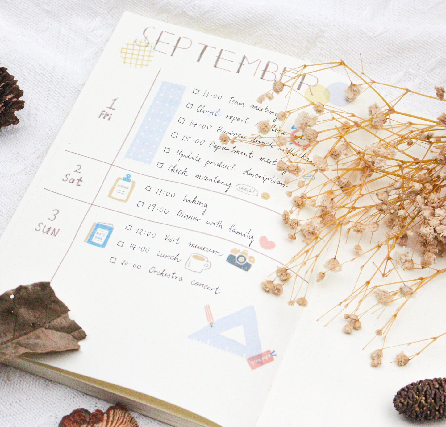 Midori Stationery stickers