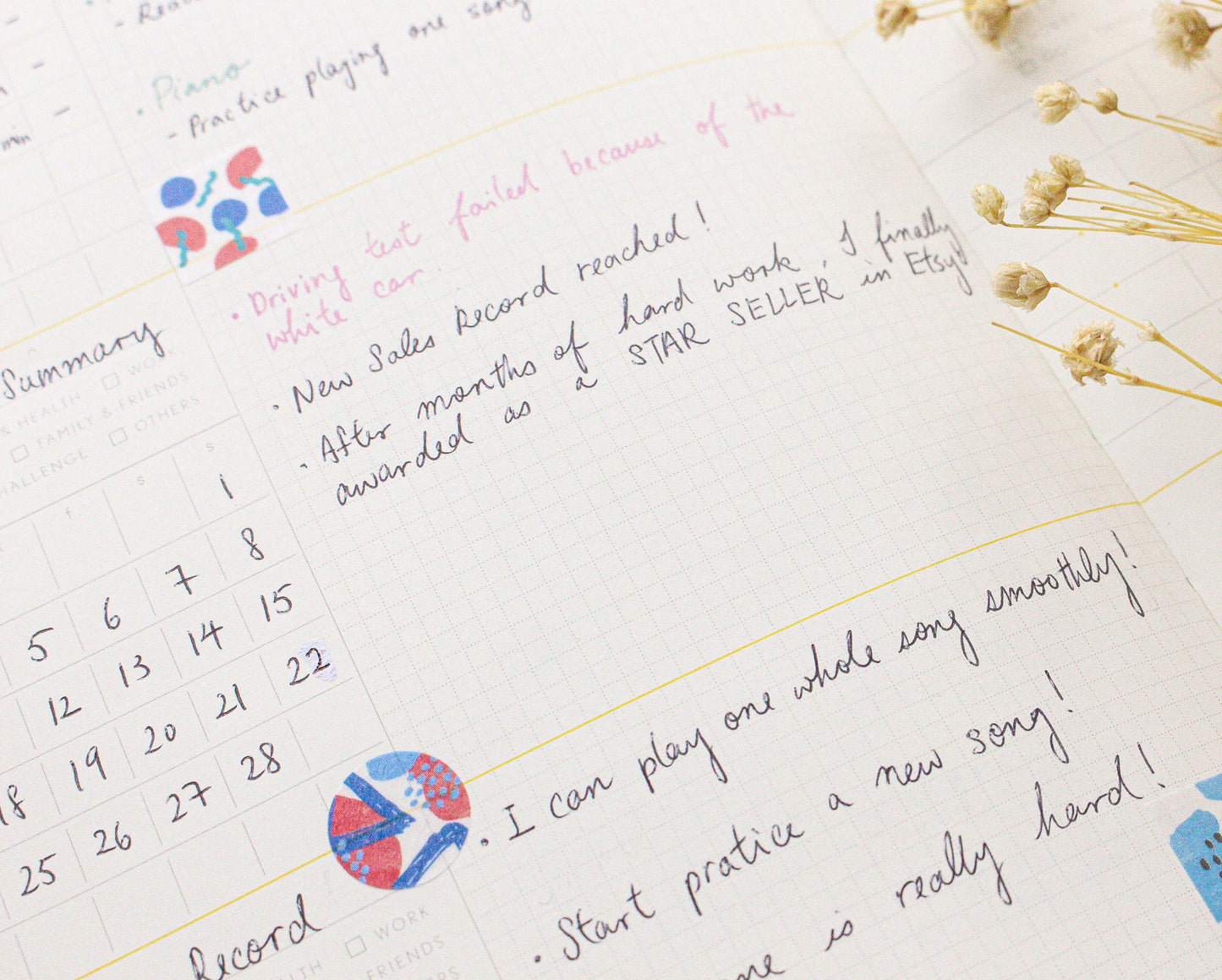 Iroha Sunny Log Note - A5