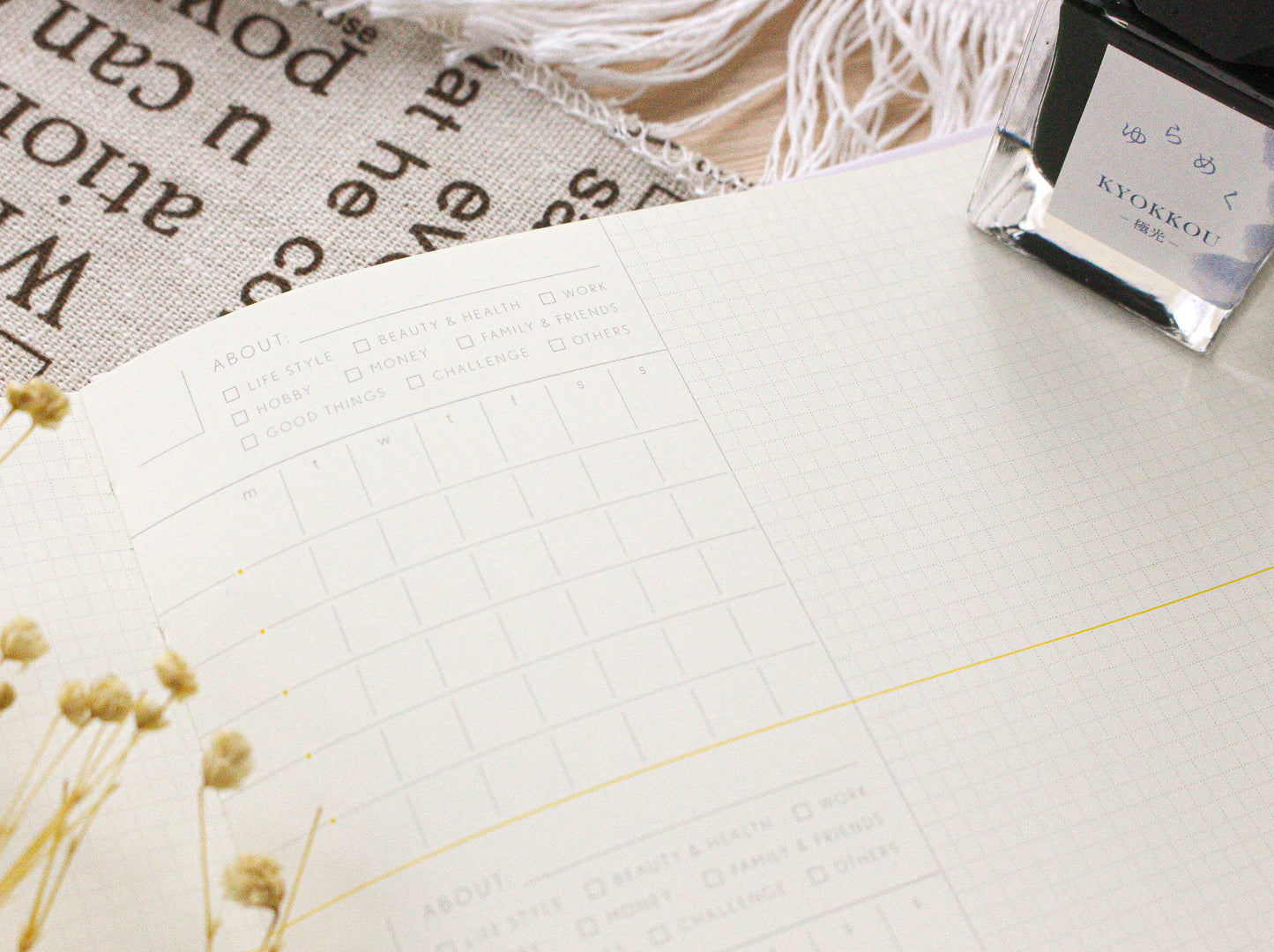 Iroha Sunny Log Note - A5