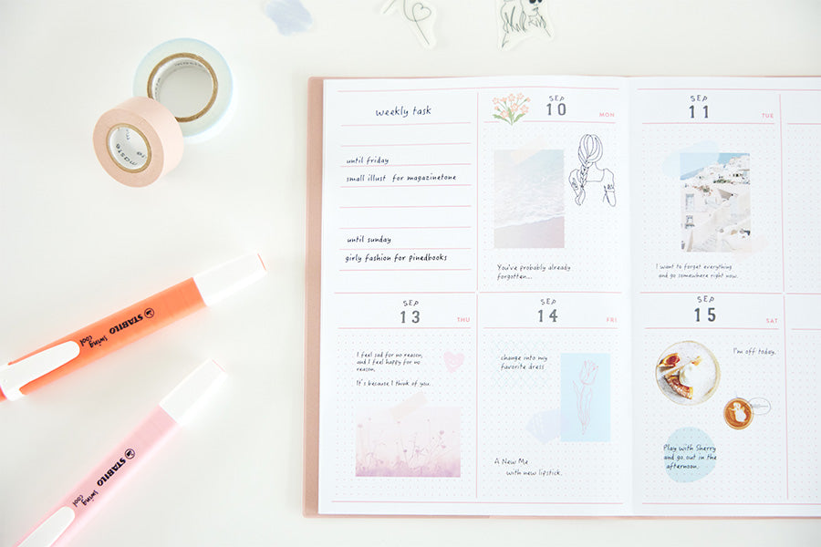 Mark's Inc B6 Undated Weekly Journal