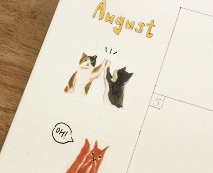 Midori Yuru Log Stickers